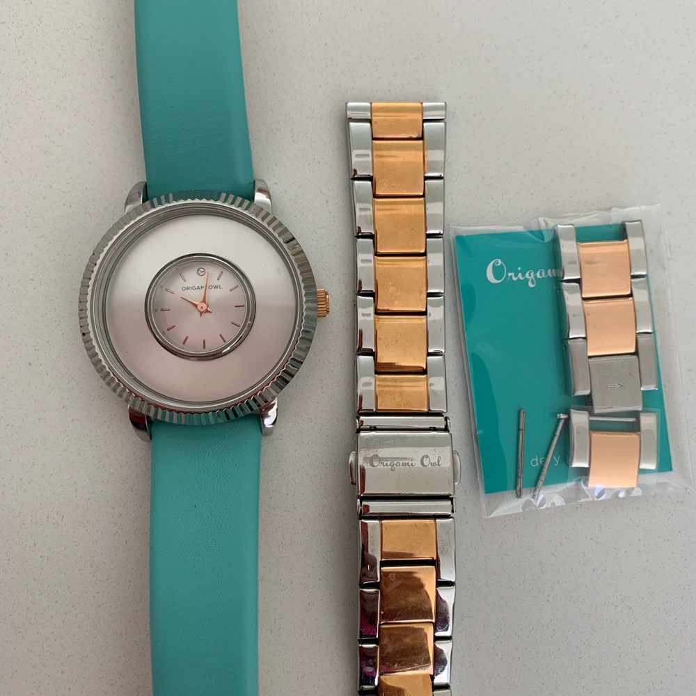 Origami Owl Watch with Two Different Bands